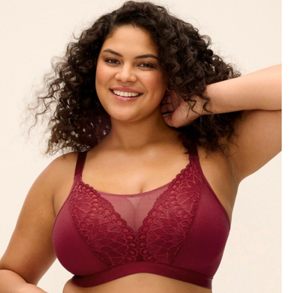 Tiernie Non-Wired Bralette - Tibetan Red