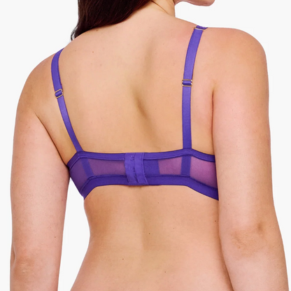 Soire Iconic Curvy Bralette - Neon Viola Purple