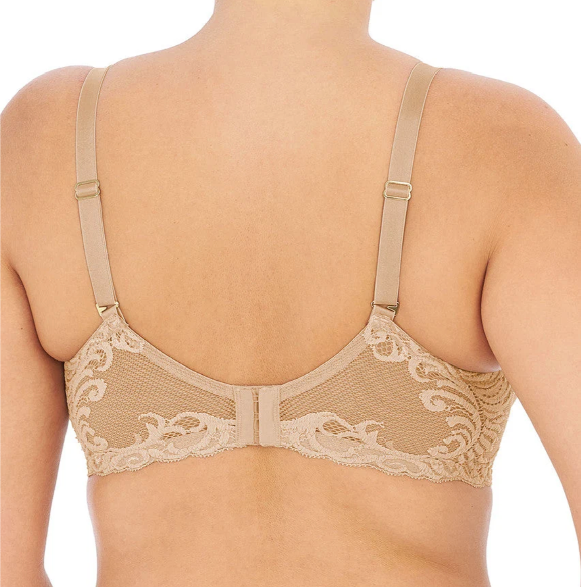 Feathers Full Figure Plunge T-shirt Bra  - Cafe