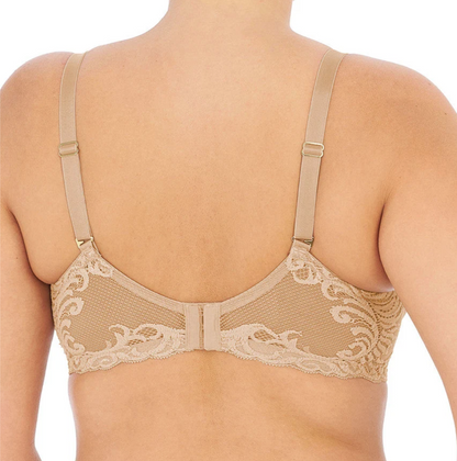 Feathers Full Figure Plunge T-shirt Bra  - Cafe
