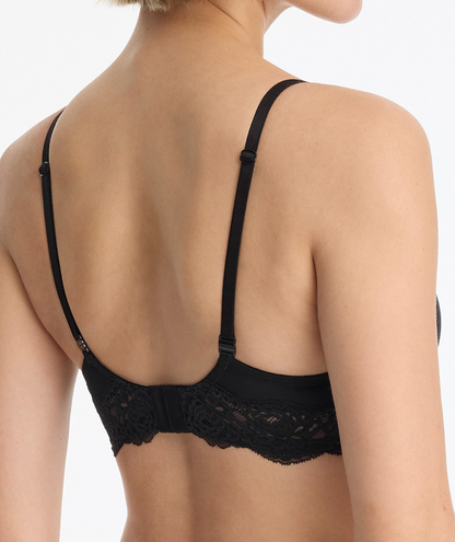Divine  Multi-way Plunge Push-Up Bra - Black