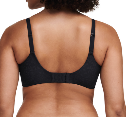 Comfort Chic Back Smoothing Unlined Minimizer -  Black