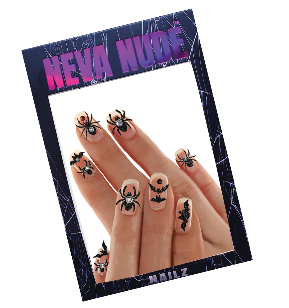 Morticia's Marvels Glitter Creepy Crawly Nail Stickers
