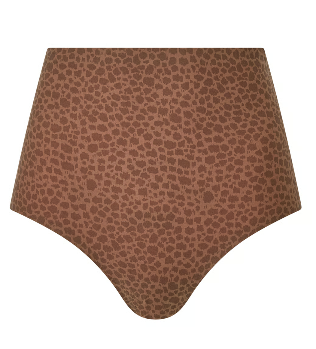 Soft Stretch High Waist Brief - Wild Brown (1X - 4X)