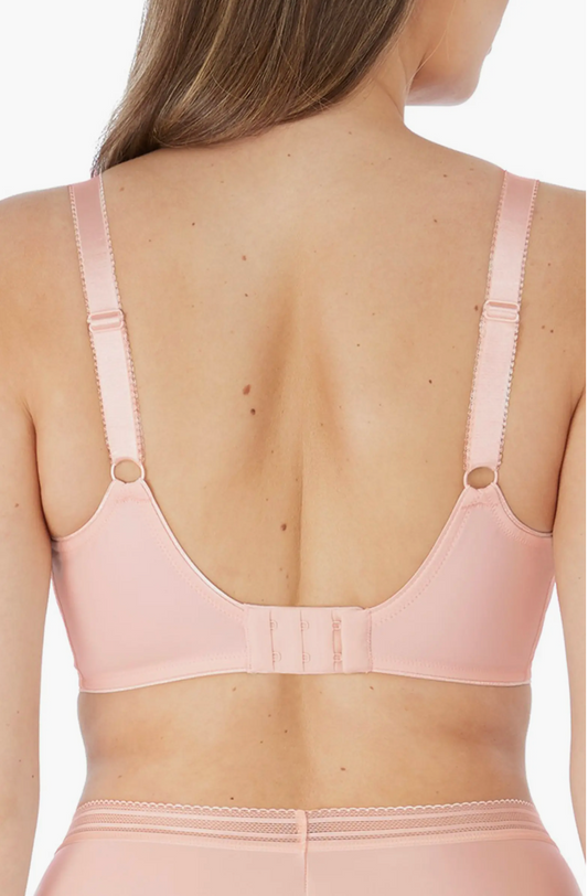 Fusion Unlined Support Bra  - Rose