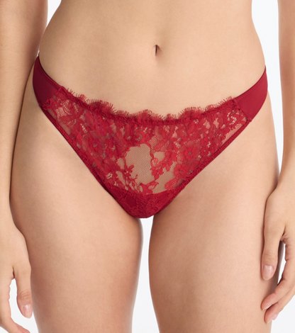 Entice Thong  - Scarlet Red