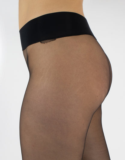 Seamless Matt 15 Denier - Black