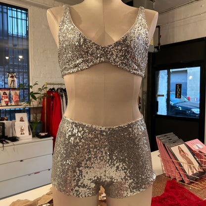 Shine On Bra - Silver