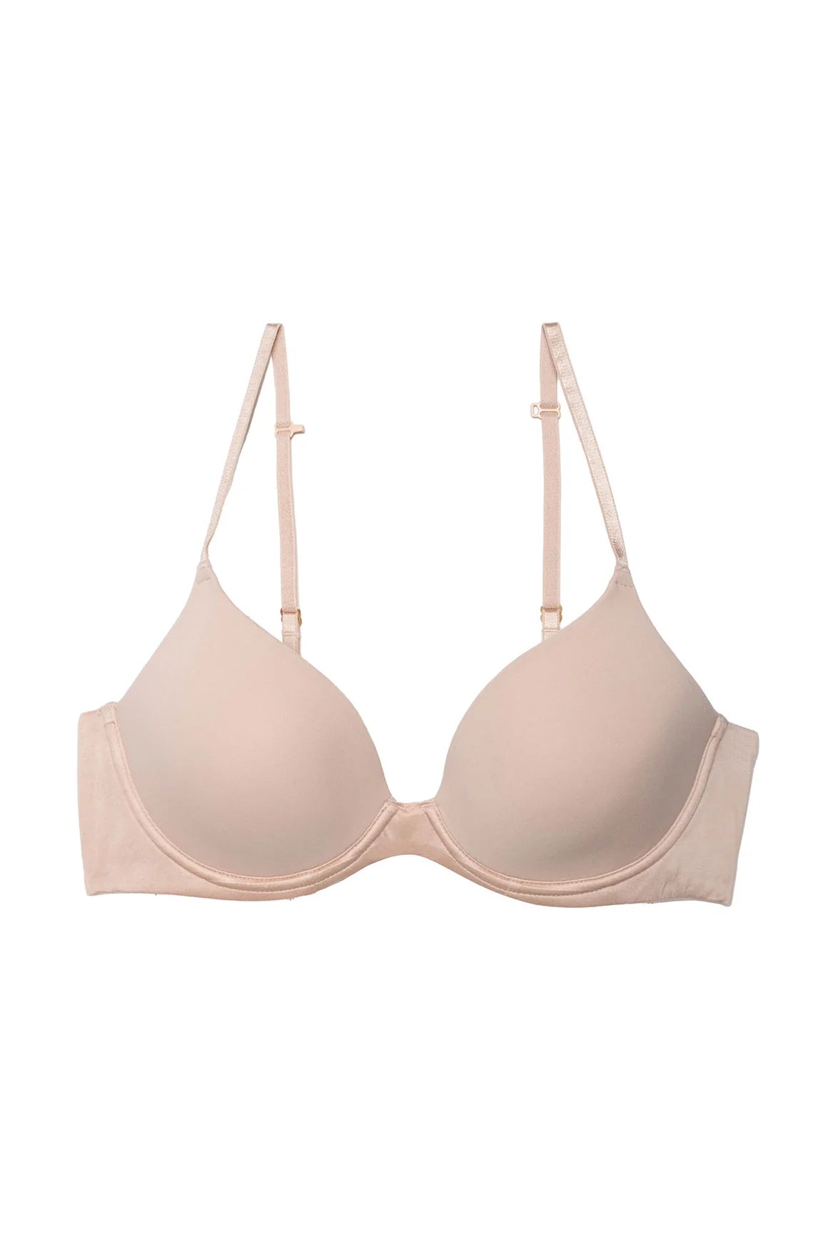 Soft Focus Convertible Demi T-Shirt Bra - Light Mocha Beige Nude