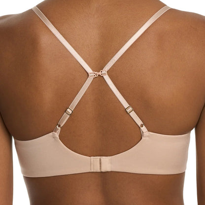 Soft Focus Convertible Demi T-Shirt Bra - Light Mocha Beige Nude