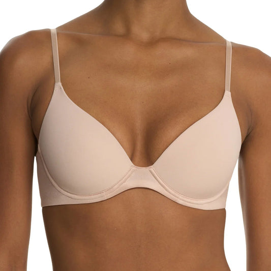 Soft Focus Convertible Demi T-Shirt Bra - Light Mocha Beige Nude