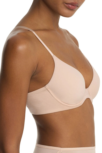 Soft Focus Convertible Demi T-Shirt Bra - Light Mocha Beige Nude