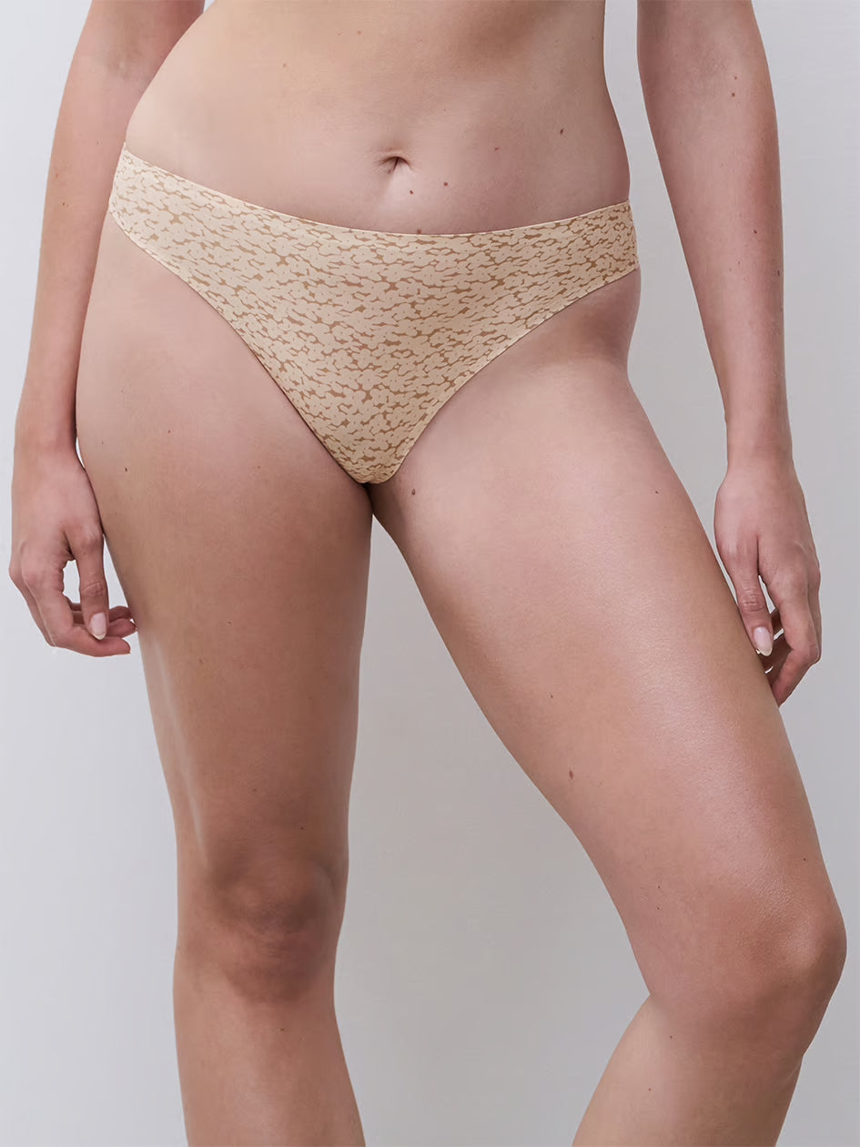 Soft Stretch Thong - Norah Nude Print
