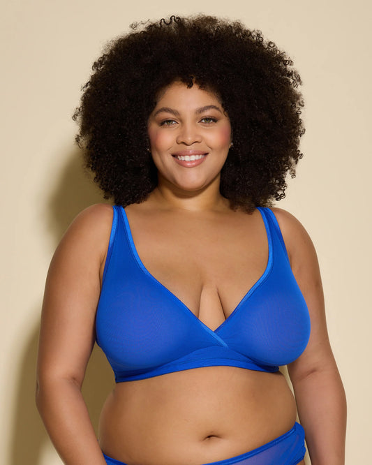 Soire Ultra Curvy Bralette - Cobalto