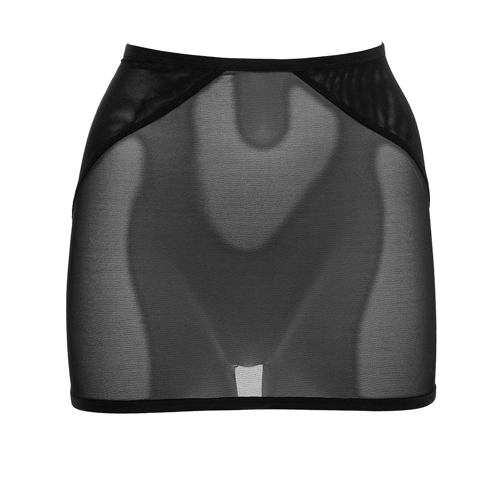 Sheer Mesh Spanking Skirt