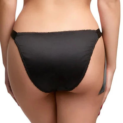 Beau Teese Side-Tie Tanga - Black