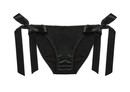 Beau Teese Side-Tie Tanga - Black