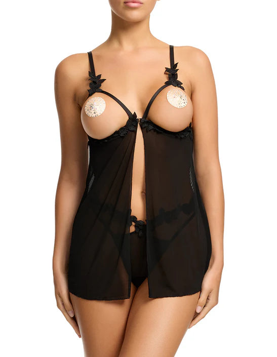 Temptress Babydoll - Black