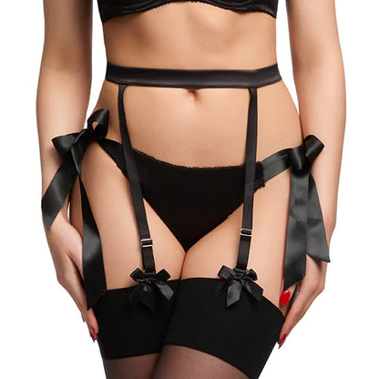 Beau Teese Suspender Belt - Black