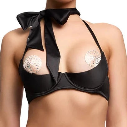 Beau Teese Quarter-Cup Bra - Black