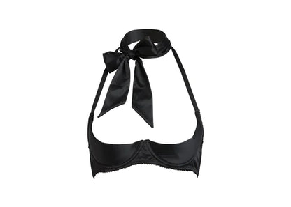 Beau Teese Quarter-Cup Bra - Black