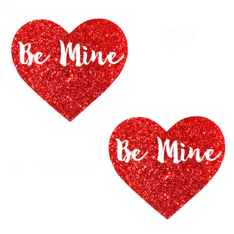 Be Mine Valentine - Ravish Me Red Glitter - pasties