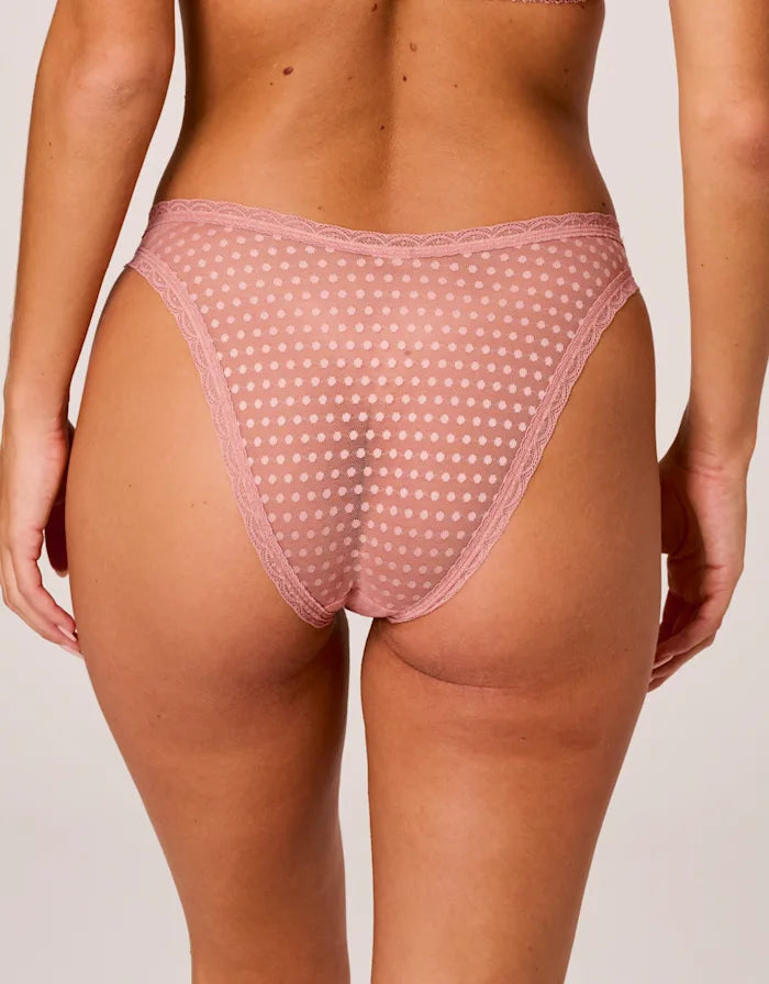Freya Spot-Light High Leg Brief - Ash Rose