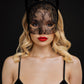 Sexy Lace Cat Mask - Black