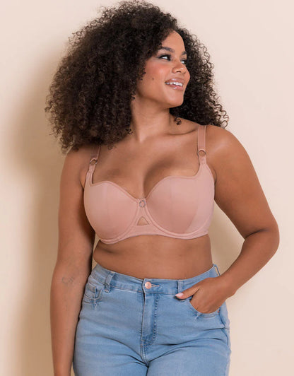 Boost Me Up Padded Balcony - Latte