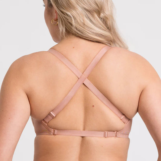 Superhero Multi-way Padded Plunge - Latte