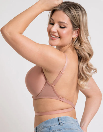 Superhero Multi-way Padded Plunge - Latte