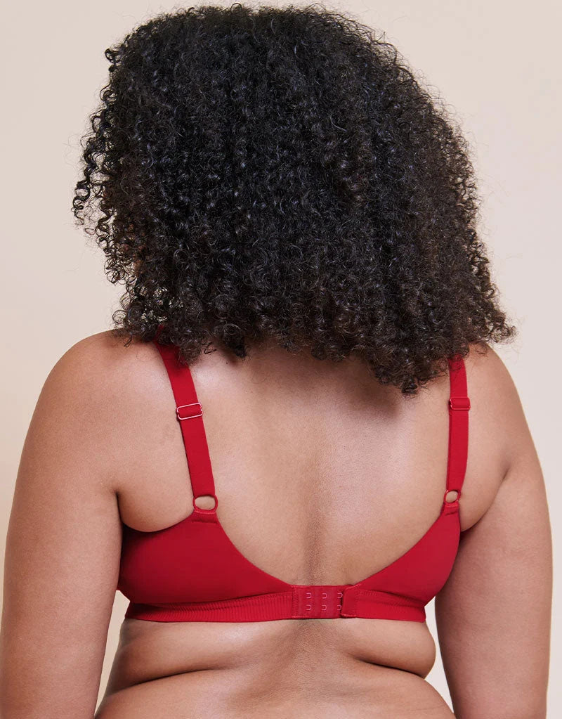 Zen Wire-free Bralette - Red