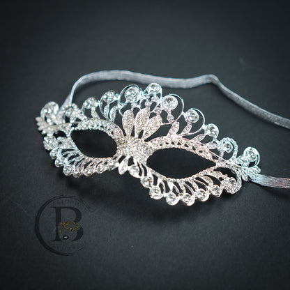 Crystal Peacock Masquerade Mask