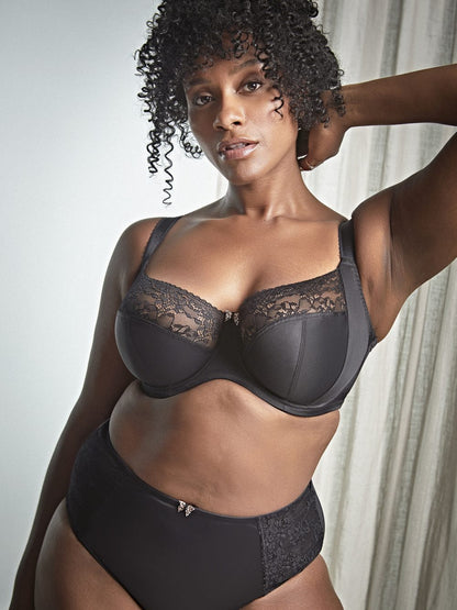 Chi Chi Balconette Bra - Black