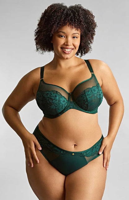 Josephine Full Cup Bra - Forest Green