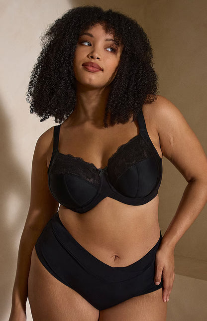 Amara Full Cup Bra - Black