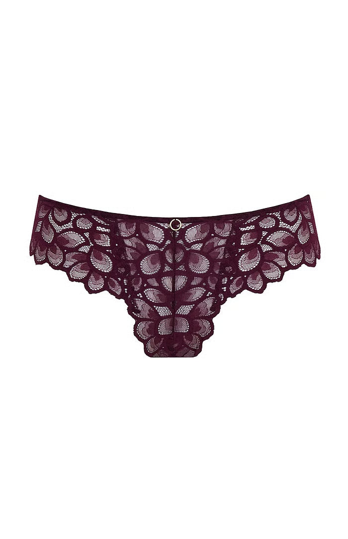 Allure Brazilian Brief - Plum