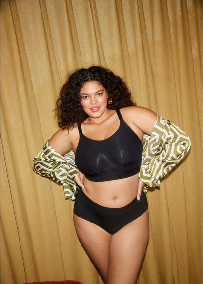 Downtime Wireless Bralette - Black