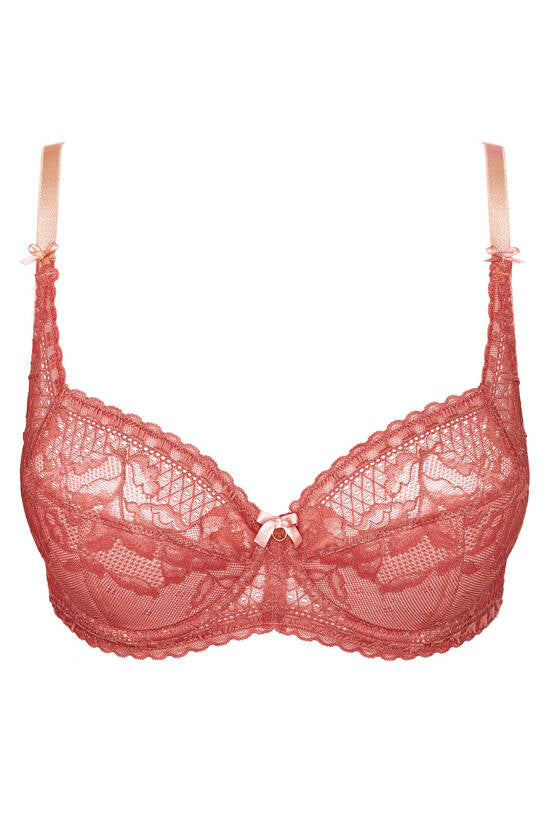 Bisou lace half padded bra