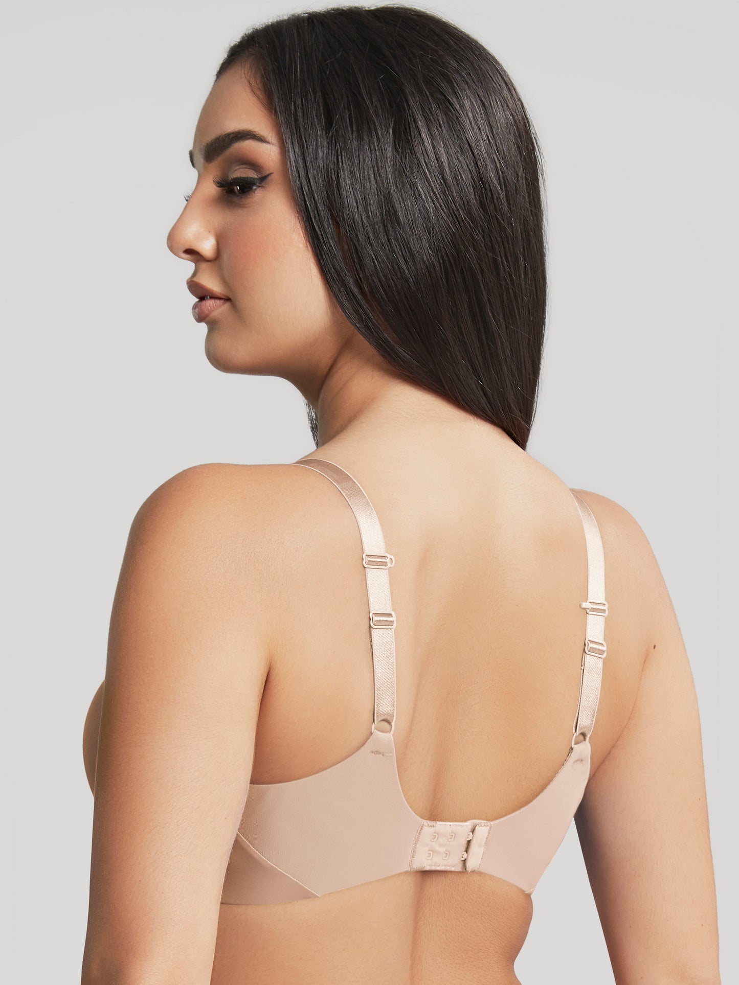 Faith Moulded Plunge Bra - Latte