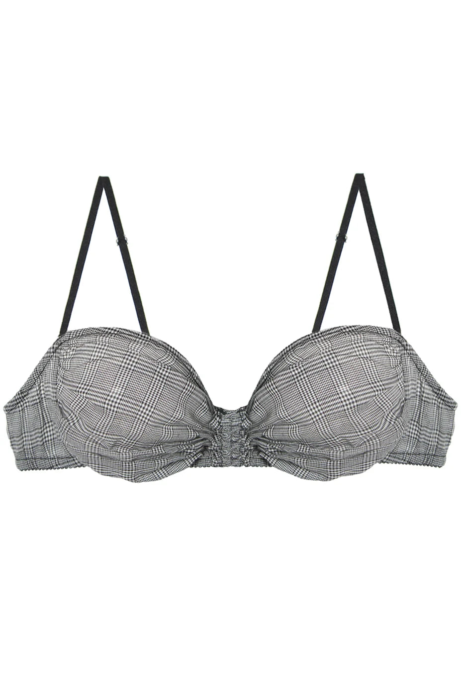 Checkmate Roxy Bralette - Shadow Black