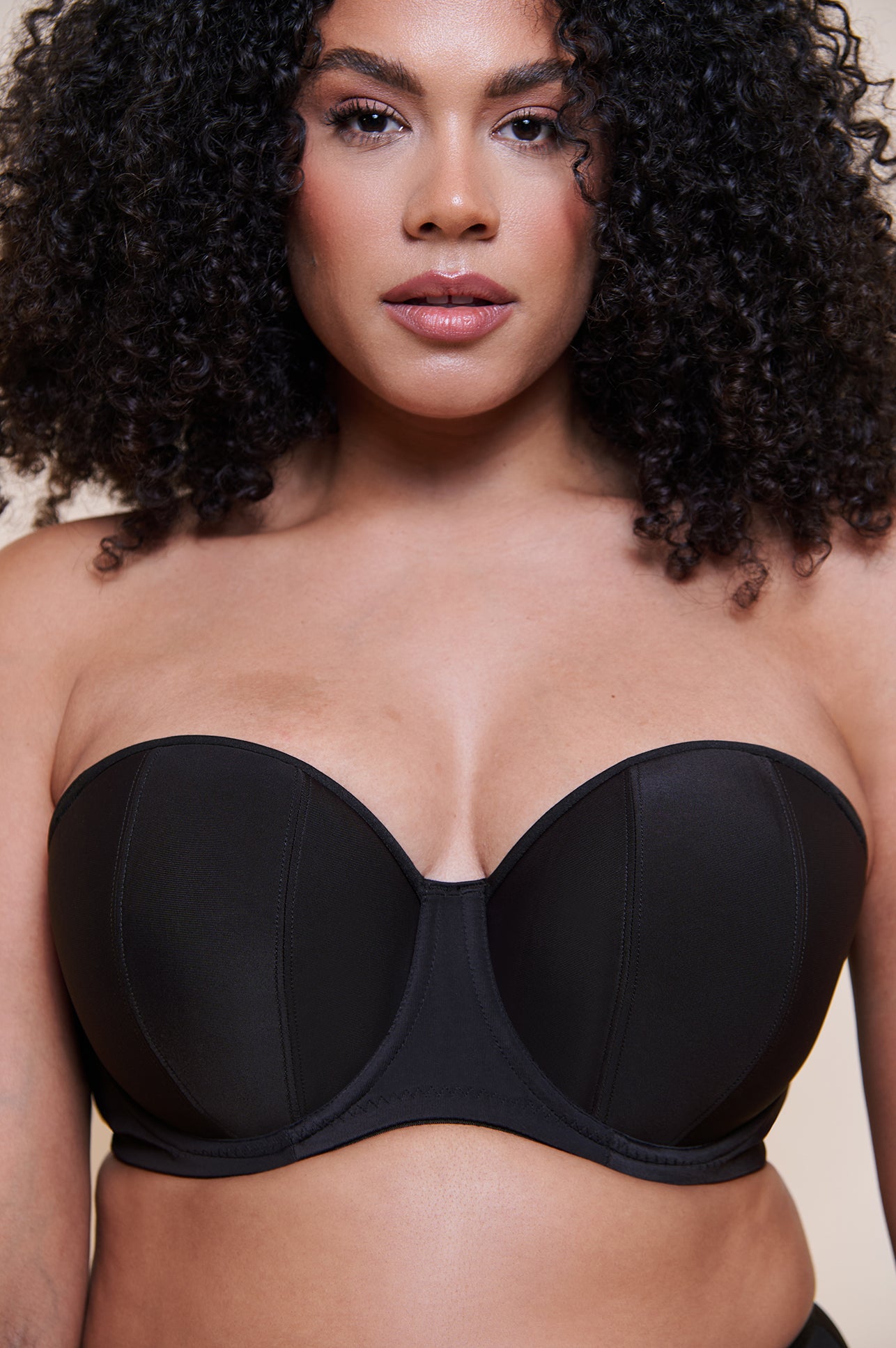 Luxe Strapless Multiway Bra Jet Black