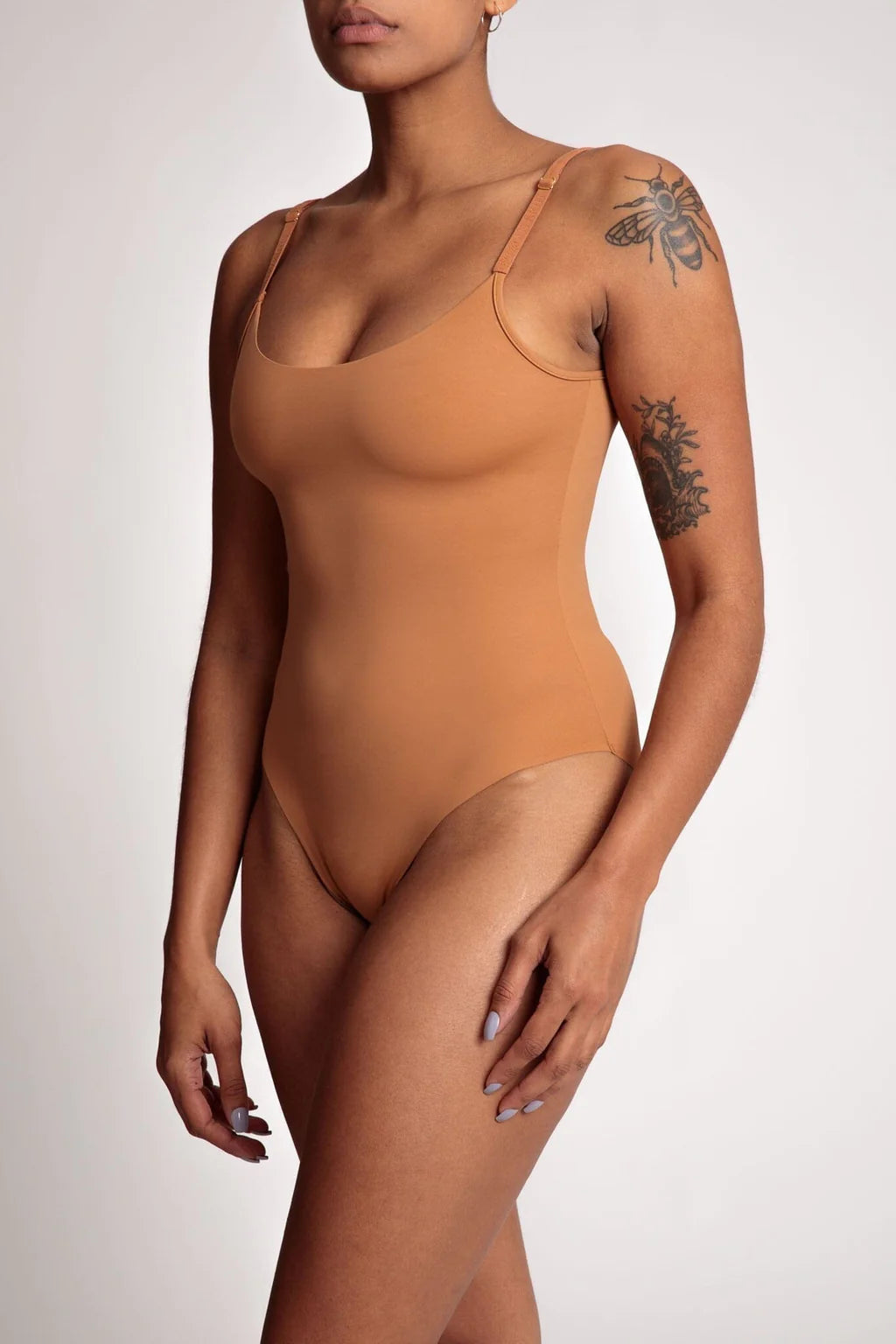 Naked Bodysuit - Cafe au Lait