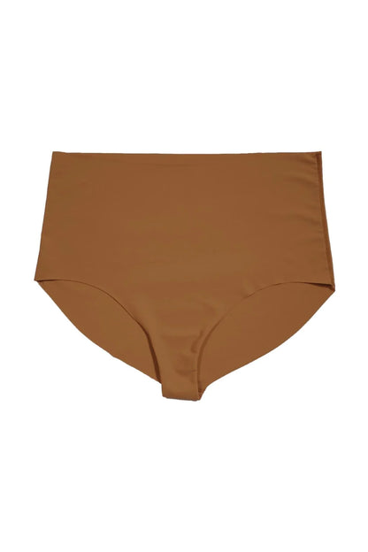 Naked High Waist Brief - Caramel