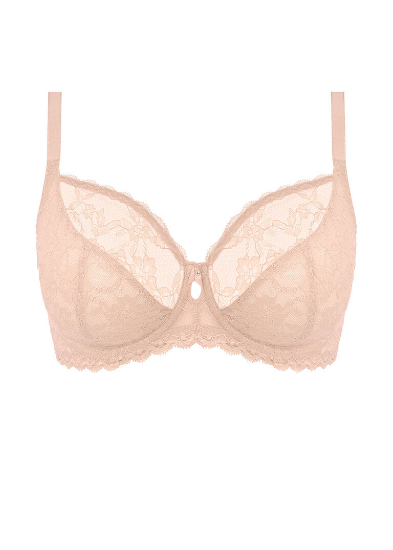 Offbeat Plunge Bra - Natural Beige