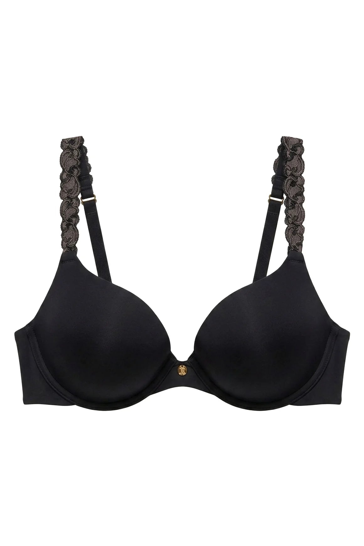 Pure Luxe Push-Up Underwire Bra - Black