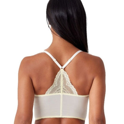 Superboost Lace Deep V Bralette - Lemon