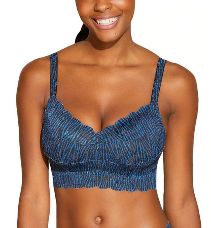 Never Say Never Curvy Sweetie Bralette - Zebra Malawi