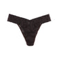 Signature Lace Original Rise Thong - Chocolate Noir