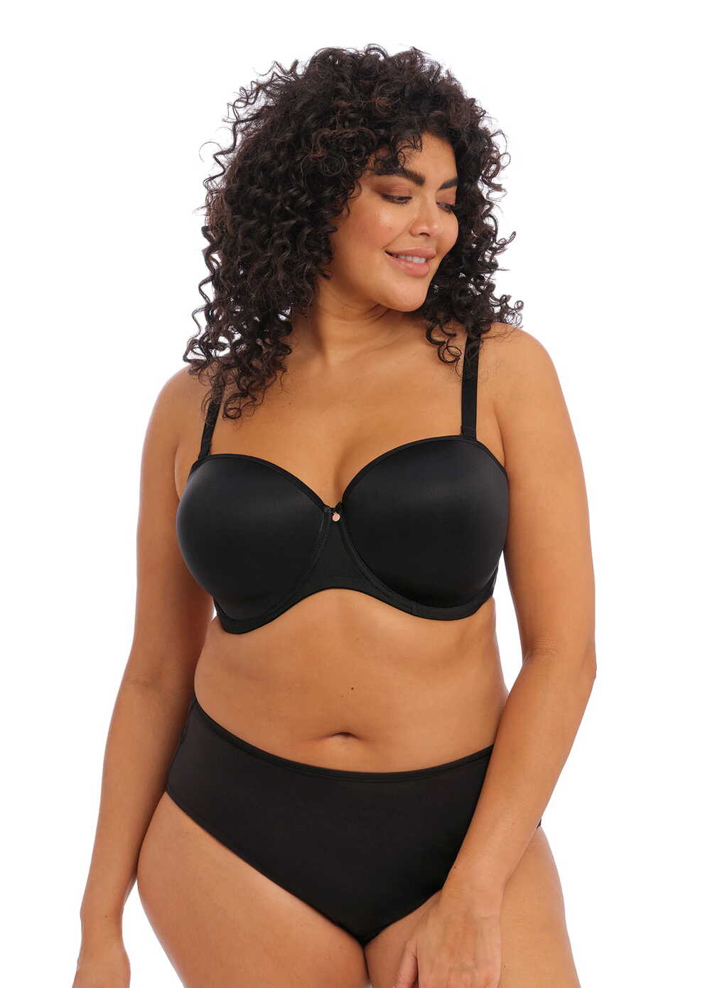 Elomi Women's Plus Size Smoothing Underwire Foam Molded Strapless
